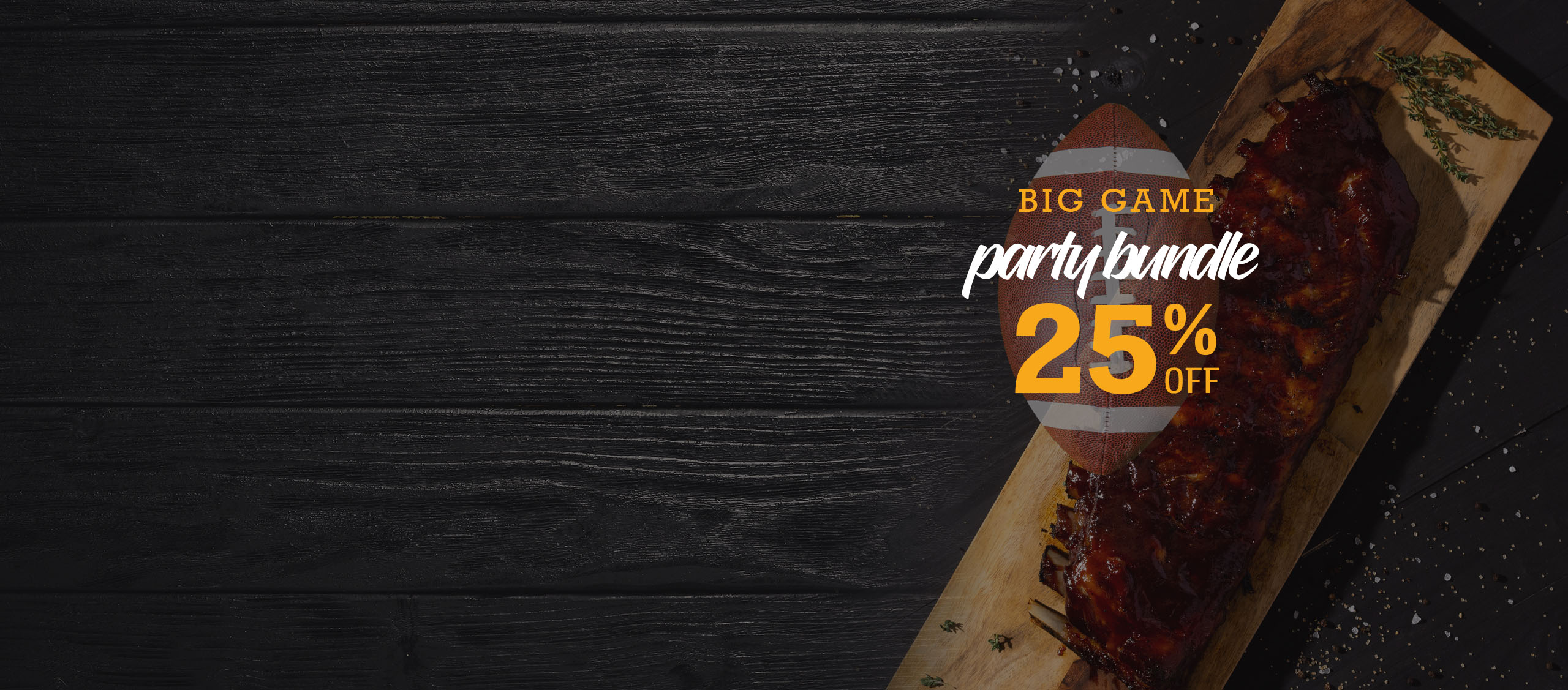 Big Game Party Bundle, 25% Off