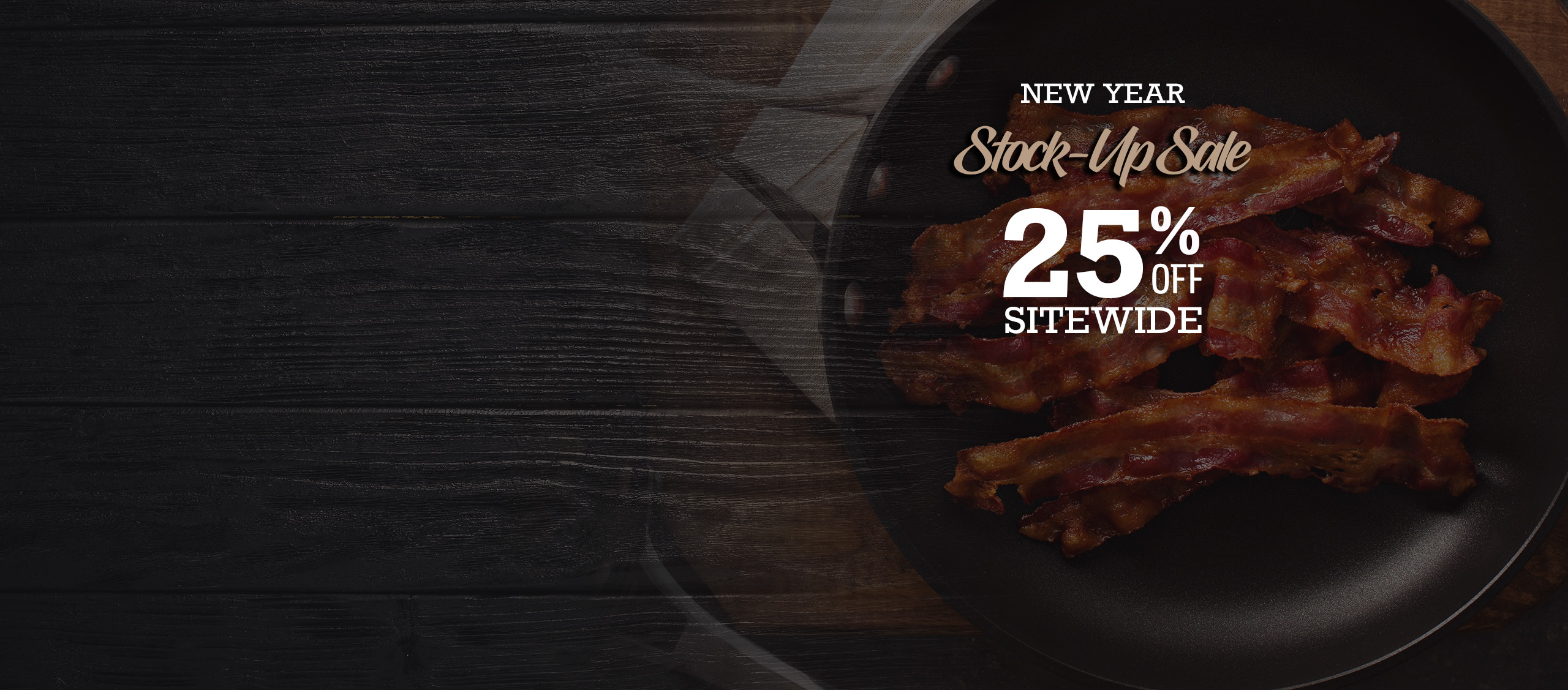 New Year Stock-Up Sale, 25% Off Sitewide with code JAN26