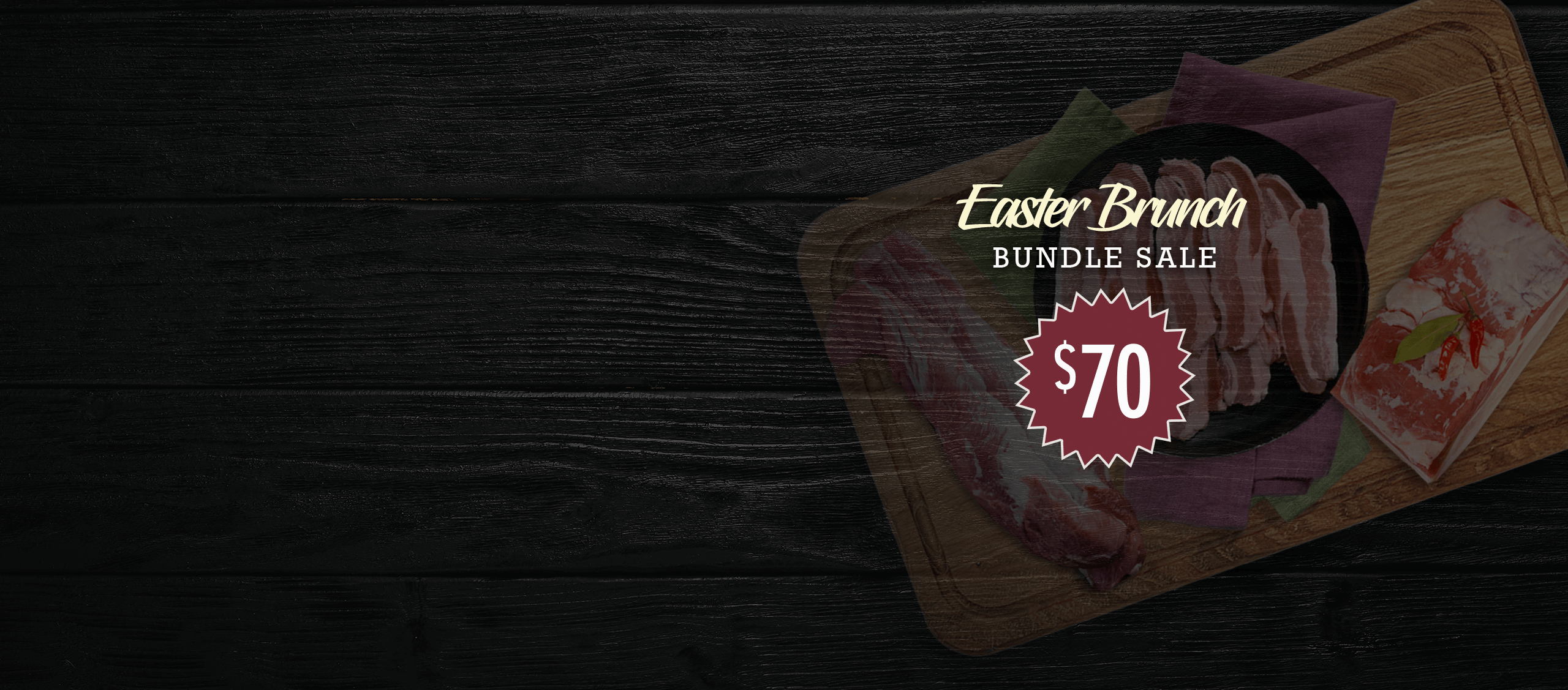 Easter Brunch Bundle Sale, $70